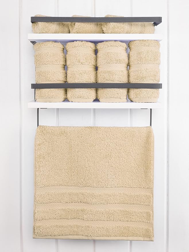American Soft Linen 100% Cotton Luxury Turkish Towels, 4 PC Hand Towel Set | Soft Absorbent Quick Dry OEKO Tex Standard 100 Certificated Durable Machine Washable Premium Hotel Quality