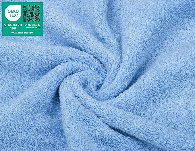 American Soft Linen 100% Cotton Luxury Turkish Towels, 4 PC Washcloth Set | Soft Absorbent Quick Dry OEKO Tex Standard 100 Certificated Durable Machine Washable Premium Hotel Quality