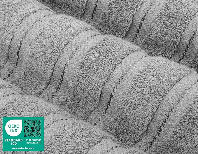 American Soft Linen 100% Cotton Luxury Turkish Towels, 4 PC Hand Towel Set | Soft Absorbent Quick Dry OEKO Tex Standard 100 Certificated Durable Machine Washable Premium Hotel Quality