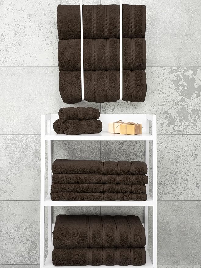 American Soft Linen 100% Cotton Luxury Turkish Towels, 4 PC Bath Towel Set | Soft Absorbent Quick Dry OEKO Tex Standard 100 Certificated Durable Machine Washable Premium Hotel Quality