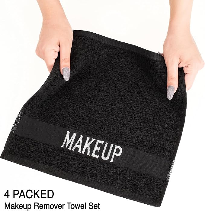 American Soft Linen 100% Cotton Luxury Turkish Towels, Makeup Remover Set | Soft Absorbent Quick Dry OEKO Tex Standard 100 Certificated Durable Machine Washable Premium Hotel Quality