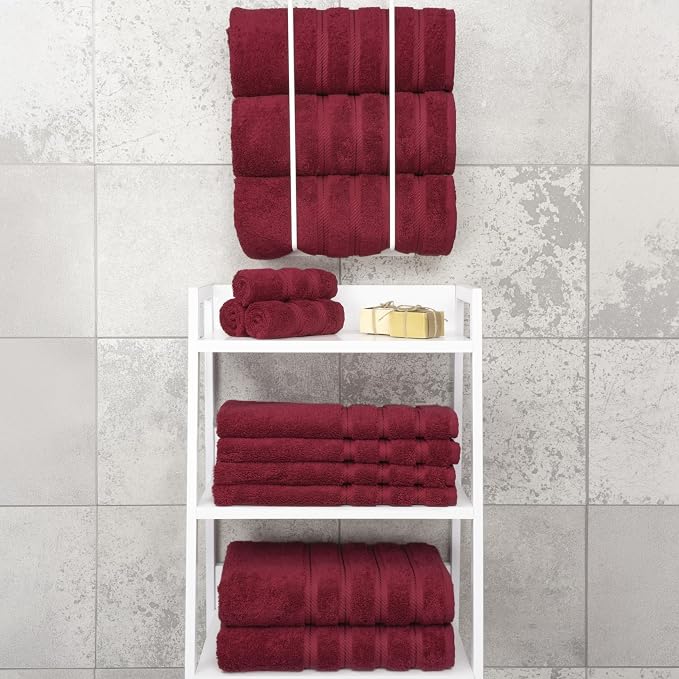 American Soft Linen 100% Cotton Luxury Turkish Towels, 4 PC Bath Towel Set | Soft Absorbent Quick Dry OEKO Tex Standard 100 Certificated Durable Machine Washable Premium Hotel Quality