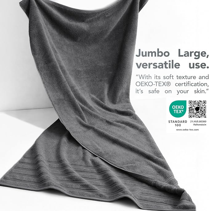 American Soft Linen 100% Cotton Luxury Turkish Towels, 35x70 XL Bath Sheet | Soft Absorbent Quick Dry OEKO Tex Standard 100 Certificated Durable Machine Washable Premium Hotel Quality
