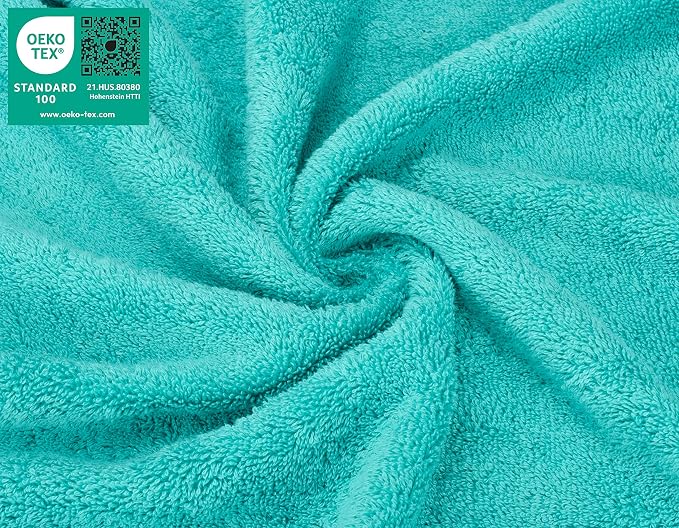 American Soft Linen 100% Cotton Luxury Turkish Towels, 4 PC Washcloth Set | Soft Absorbent Quick Dry OEKO Tex Standard 100 Certificated Durable Machine Washable Premium Hotel Quality