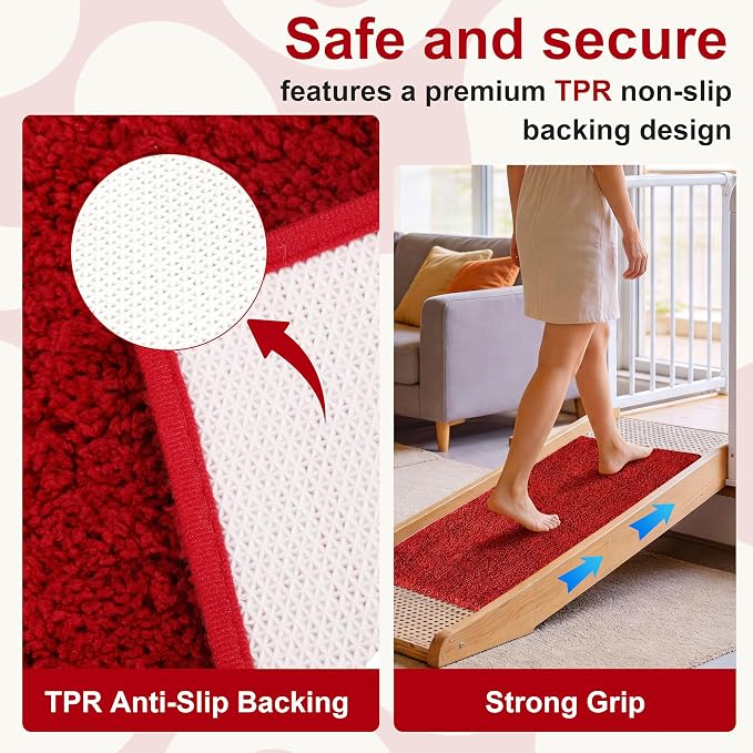 Bathroom Rugs Sets 2 Piece Non Slip Washable Bath Mat Set | Soft Absorbent bathroom mat set Microfiber bathroom floor mat Rubber Backed bath rug set for Floor, Tub and Shower