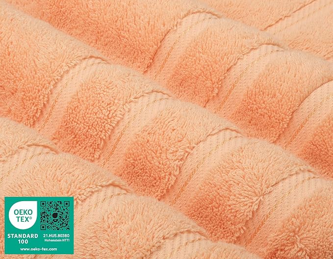 American Soft Linen 100% Cotton Luxury Turkish Towels, 4 PC Bath Towel Set | Soft Absorbent Quick Dry OEKO Tex Standard 100 Certificated Durable Machine Washable Premium Hotel Quality