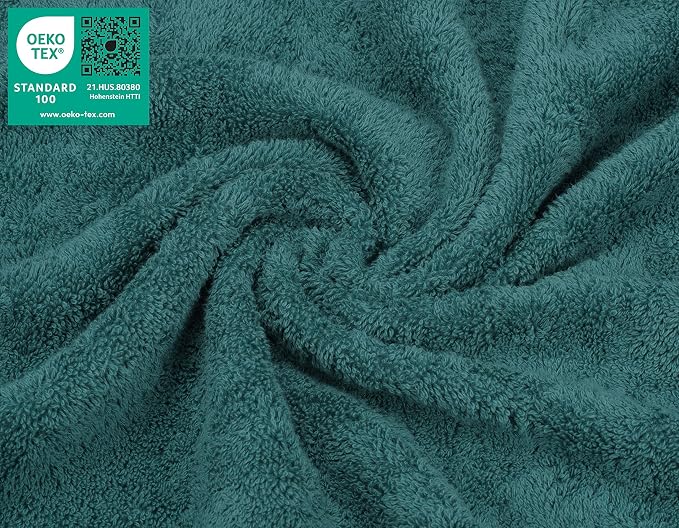 American Soft Linen 100% Cotton Luxury Turkish Towels, 4 PC Washcloth Set | Soft Absorbent Quick Dry OEKO Tex Standard 100 Certificated Durable Machine Washable Premium Hotel Quality