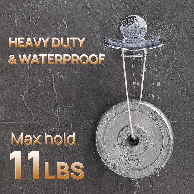 Chrome Suction Cup Soap Dish Holder for Shower Wall Drill-Free Rustproof Waterproof Wall Mount Strong Suction Removable Bar Soap Sponge Holder for Bathroom Bathtub Kitchen