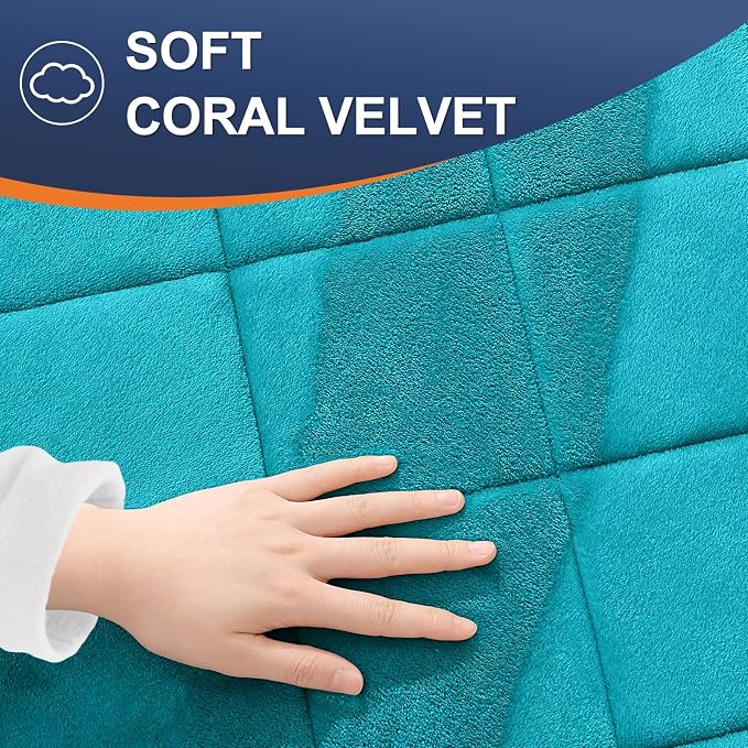 OLANLY Memory Foam Bath Mat 44x24, Ultra Soft and Absorbent Bathroom Rugs | Teal, Quick Dry, Machine Washable Shower Bath Rugs, Comfortable Bath Carpet for Bathroom Floor, Tub and Shower