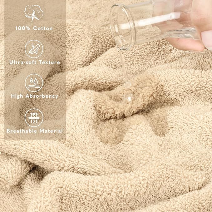 American Soft Linen 100% Cotton Luxury Turkish Towels, 35x70 XL Bath Sheet | Soft Absorbent Quick Dry OEKO Tex Standard 100 Certificated Durable Machine Washable Premium Hotel Quality