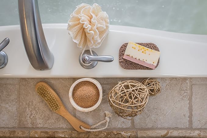 Aira Soap Saver - Soap Dish & Holder - BPA Free Shower & Bath Holder - Drains Water, Circulates Air - Easy to Clean, Fits All Dish Sets - Raspberry Two Pack
