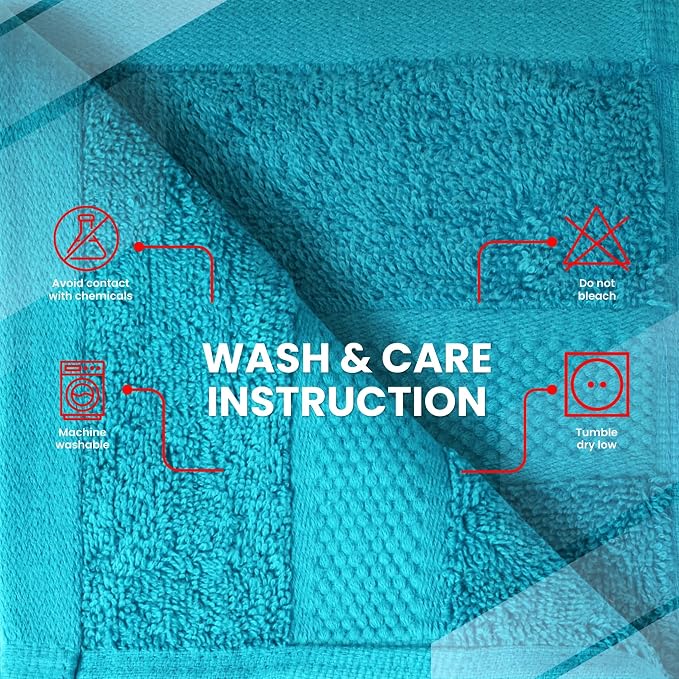 Infinitee Xclusives 100% Cotton Hand Towels for Bathroom - Set of 6 | Ultra Soft, Absorbent & Quick-Drying |16x28 inches| Luxury Hand Towel Set |600 GSM| Gym, Shower, Spa & Hotel Use
