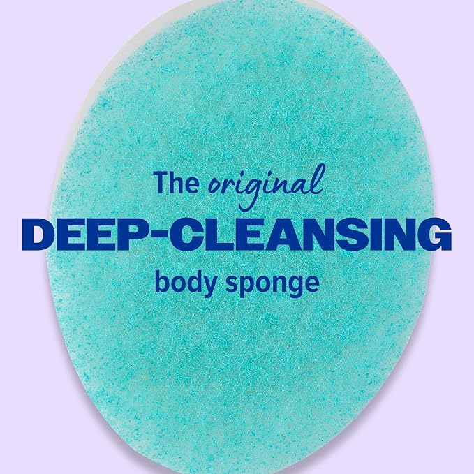 Buf-Puf Body Sponge | Exfoliating | Dermatologist Developed | Reusable | Pack of 2