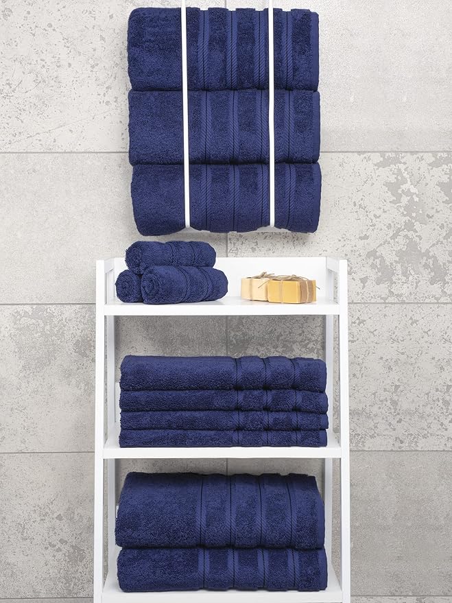 American Soft Linen 100% Cotton Luxury Turkish Towels, 4 PC Bath Towel Set | Soft Absorbent Quick Dry OEKO Tex Standard 100 Certificated Durable Machine Washable Premium Hotel Quality