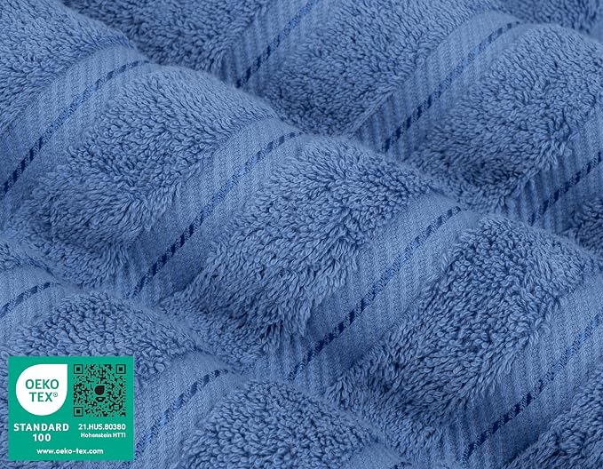 American Soft Linen 100% Cotton Luxury Turkish Towels, 4 PC Bath Towel Set | Soft Absorbent Quick Dry OEKO Tex Standard 100 Certificated Durable Machine Washable Premium Hotel Quality