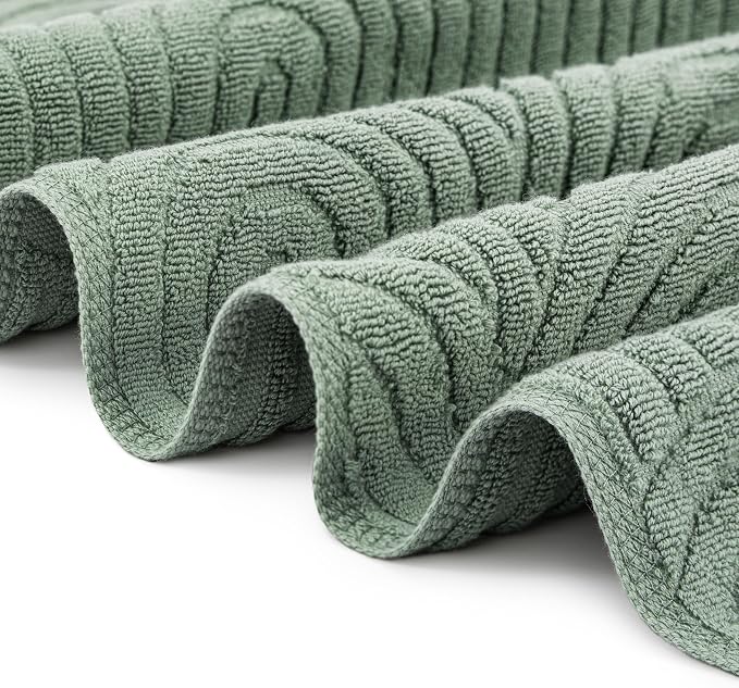 Decorative Hand Towels Set of 2 - Soft Boho Cotton for Bathroom or Kitchen | Absorbent, Lightweight and Quick Drying - Perfect to Elevate Any Bath Decoration at Home