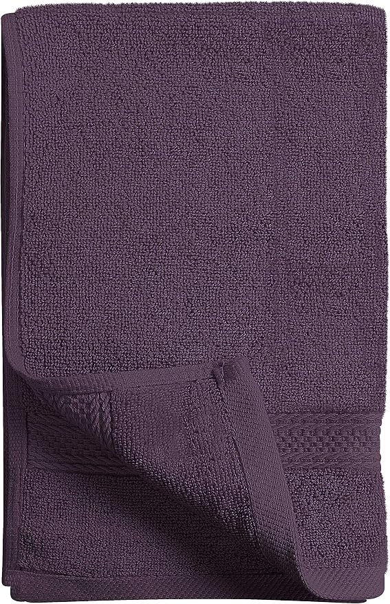 Utopia Towels 12 Pack Premium Hand Towels Set, 16 by 28 inches, 100% Ring Spun Cotton, Ultra Soft and Highly Absorbent 600GSM Towels for Bathroom, Gym, Shower, Hotel, and Spa, Plum